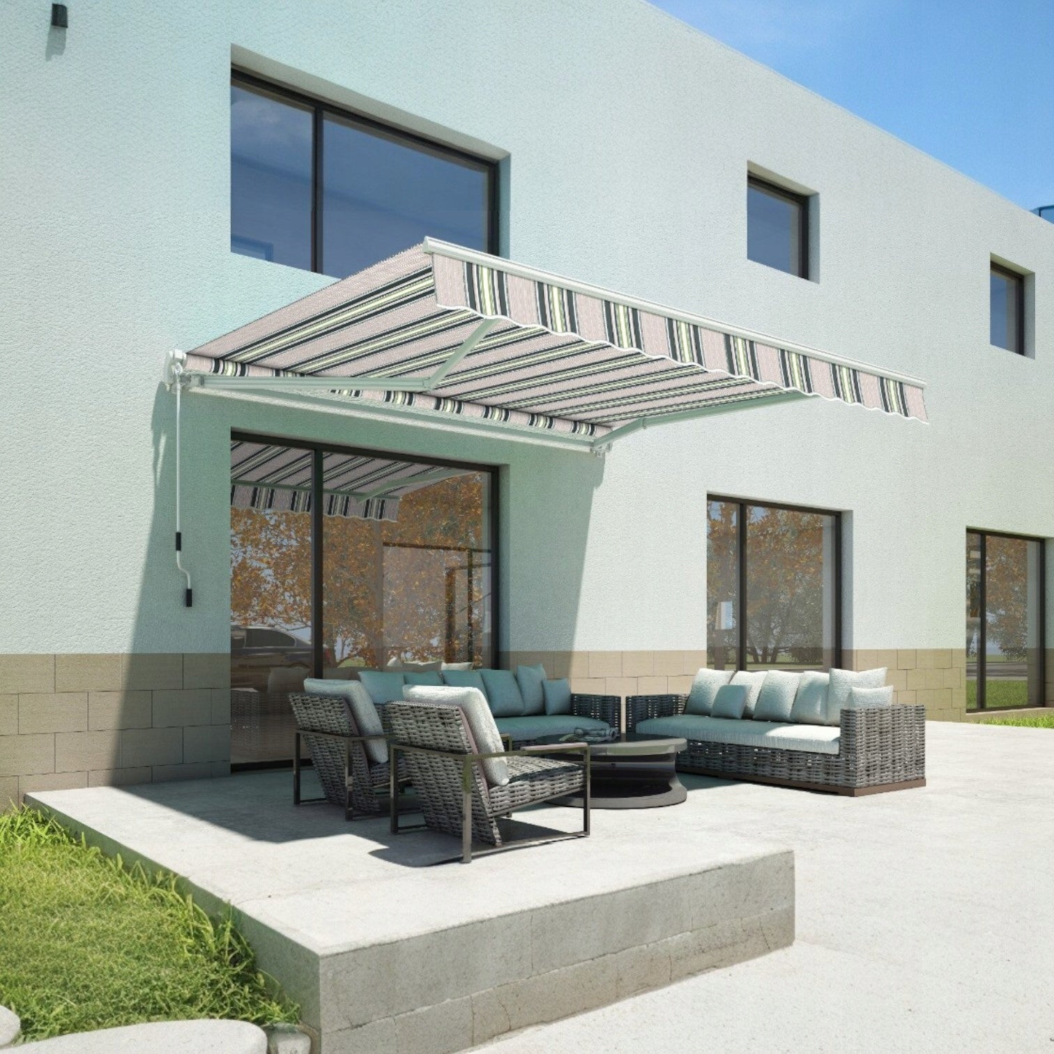 Garden Star Terrace AWNING 400x250cm ROLLED CANOPY HD-10530 Manufacturer code HD-10530