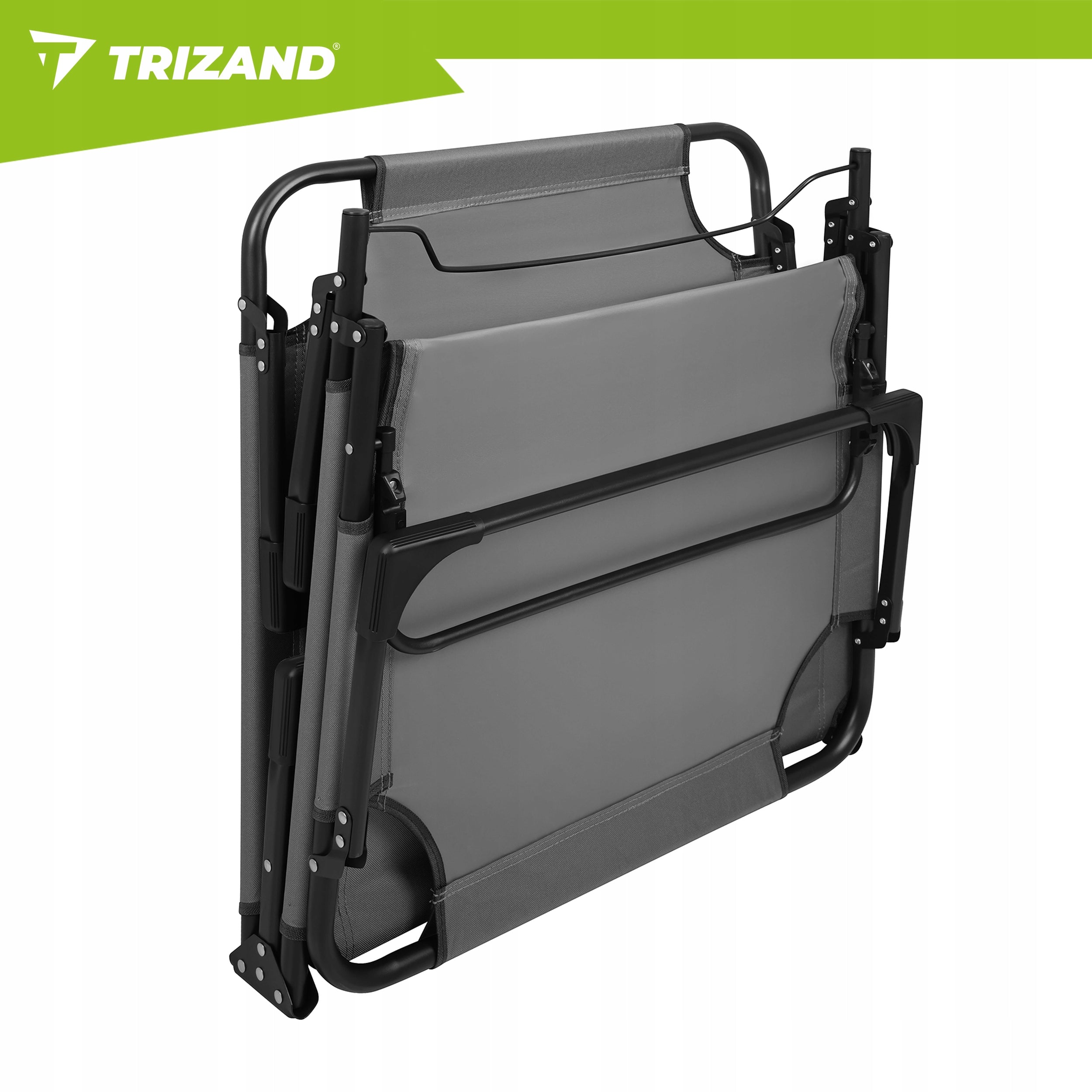 Garden Sun Lounger Folding + Beach Cushion Adjustable Tourist Bed Model Leżak Ogrodowy Składany + Poduszka Plażowy