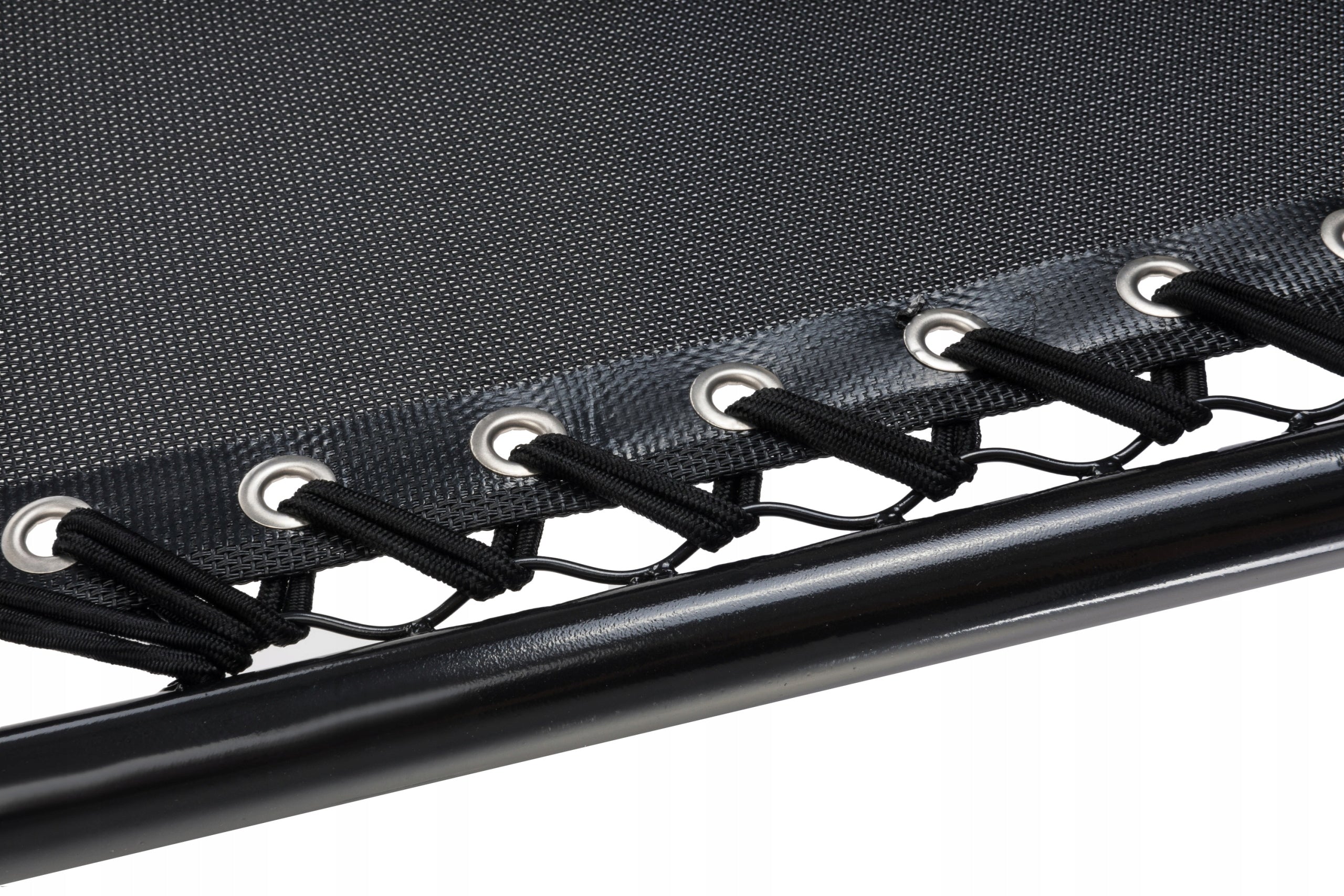 Garden Sun Lounger REINFORCED ZERO GRAVITY metal black folding FREEBIE SHELF! Color black
