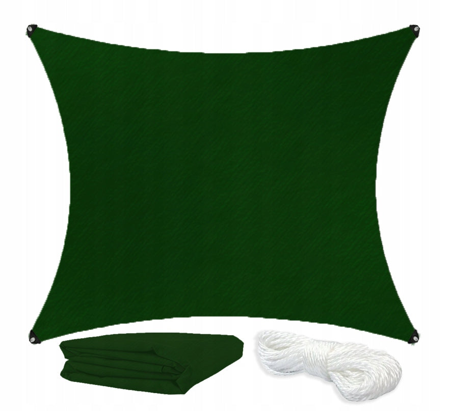 Garden Sun Sail BALCONY TERRACE COVER 2x2 Green Rectangle EAN (GTIN) 5906809941146