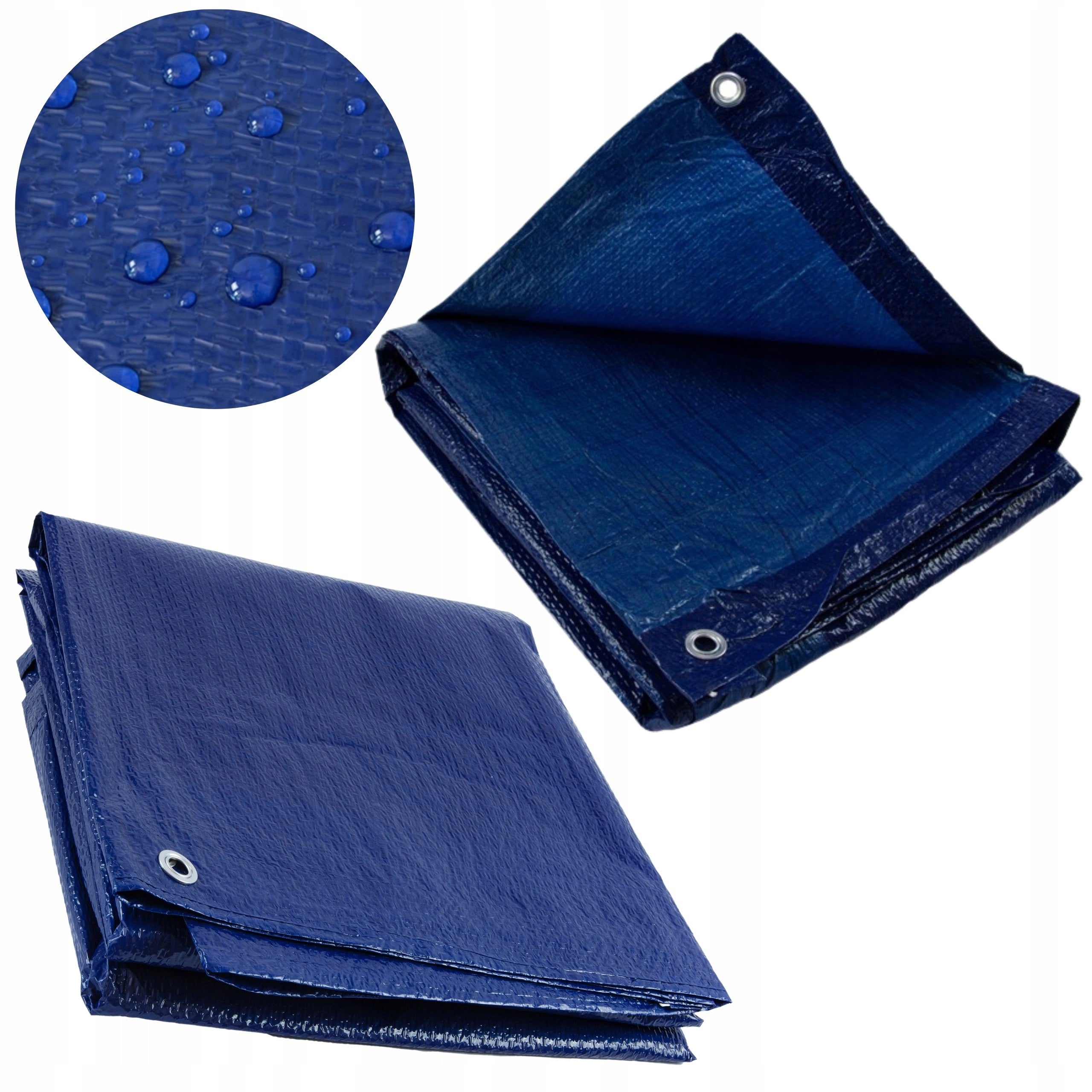 Garden Sun Sail for Balcony Terrace Waterproof Blue 4x5 EAN (GTIN) 5906583692449