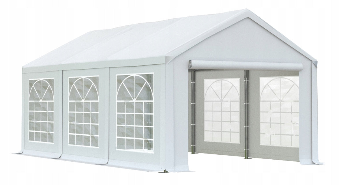 Garden Tent 4x6m Wedding Party Catering Gazebo with Windows 4m x 6m