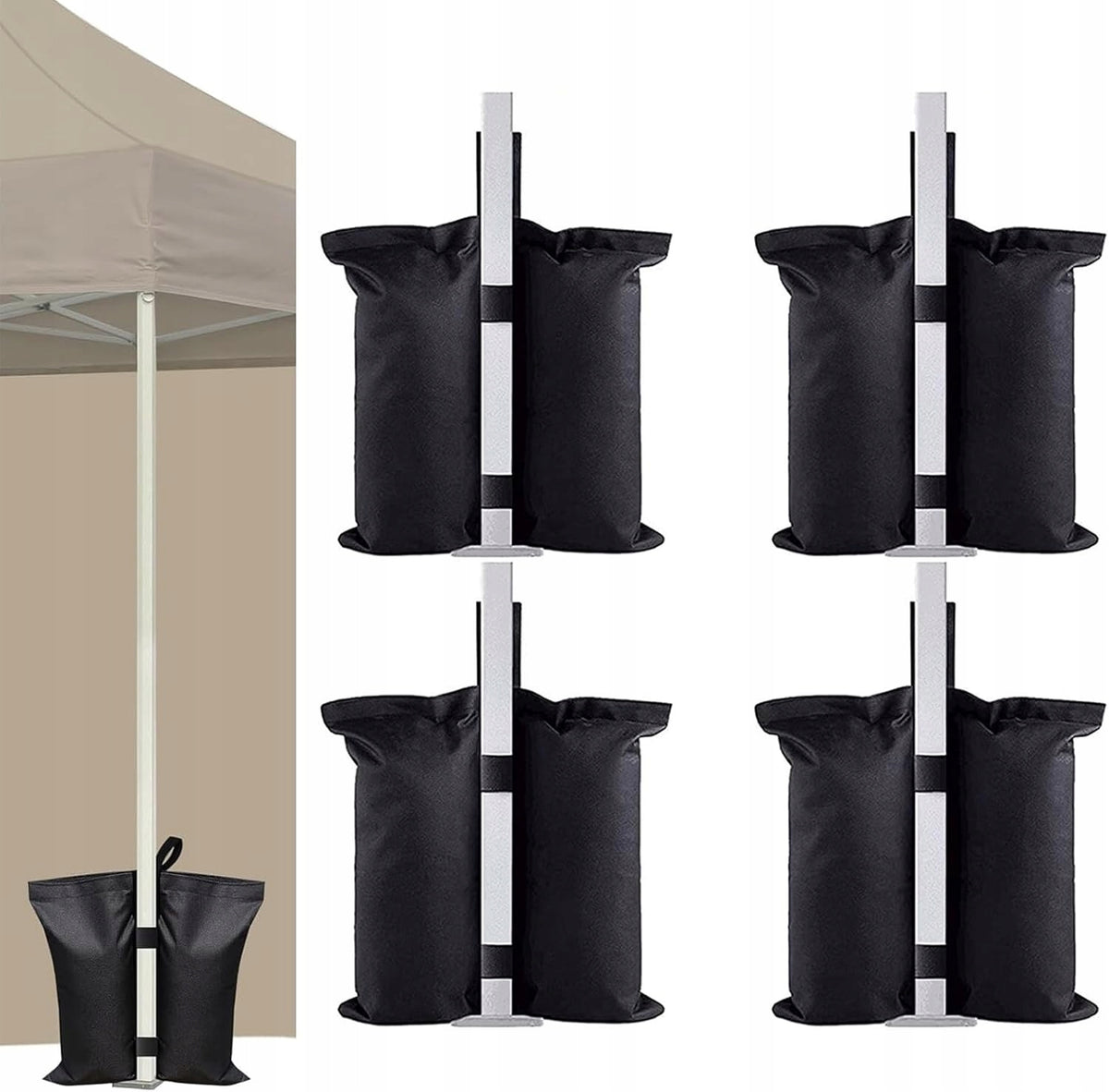 Garden Tent Pavilion Weight Bags 4 Pcs Weights Set