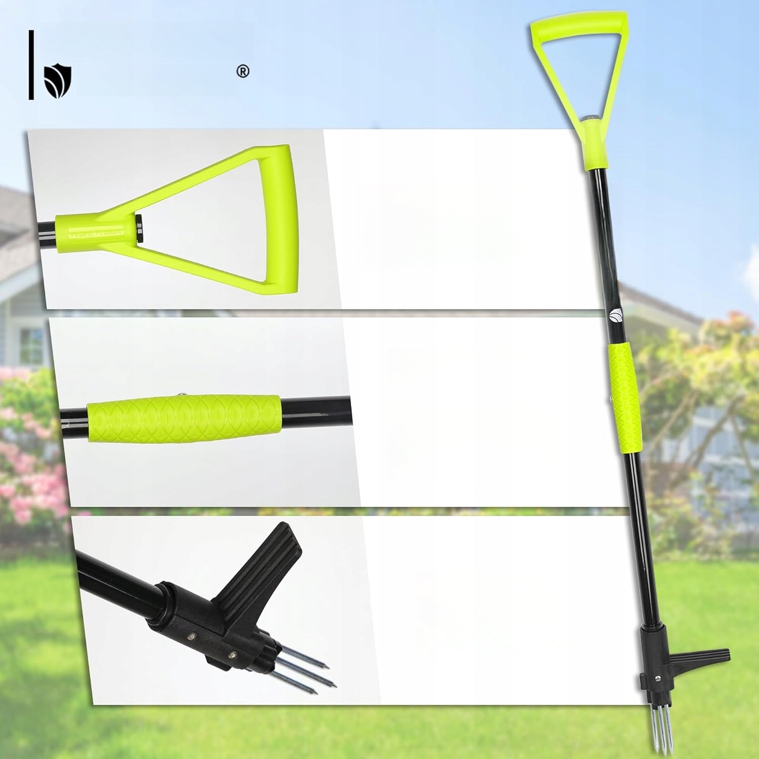 Garden Tool Weed Ripper Stainless Steel Cap 98 Cm Handle material stainless steel