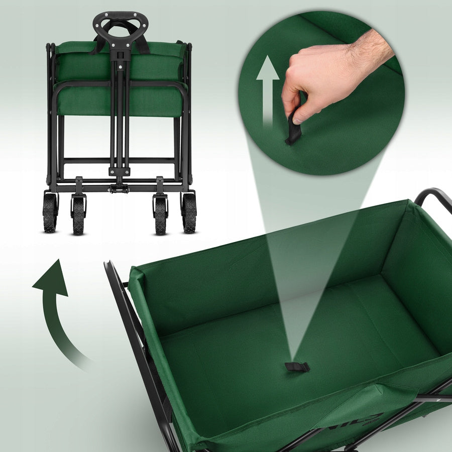Garden Transport Hiking Trolley Folding With Handle NILS Brand Nils