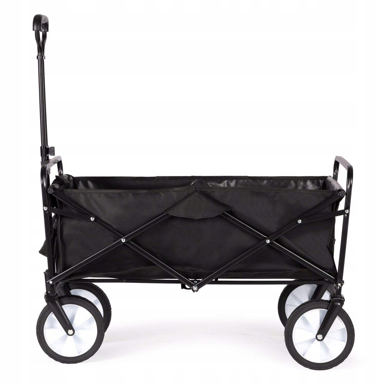 Garden Transport Trolley 100L Folding Large Beach Tourist Black Wheels number 4