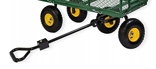 Garden Transport Trolley Large 102x52 cm High Sides Strong up to 350kg Kind trolley