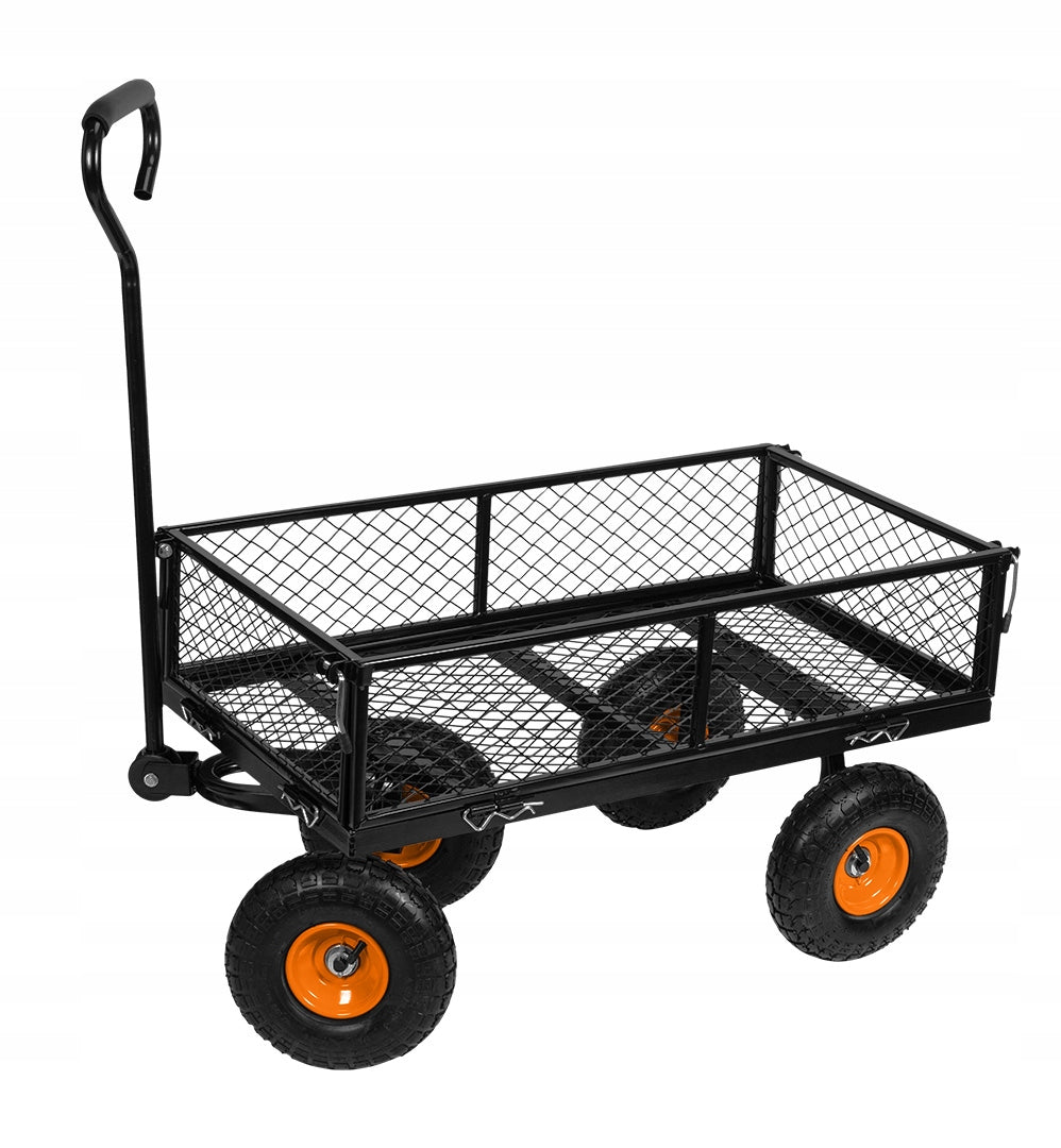 Garden Trolley Transport Steel Trailer Wheelbarrow Up to 300kg Manufacturer code 84-406