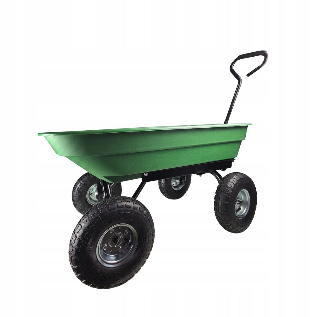 Garden Trolley Transport Wheelbarrow Dump Truck 350kg TC2155 Pumped Wheels