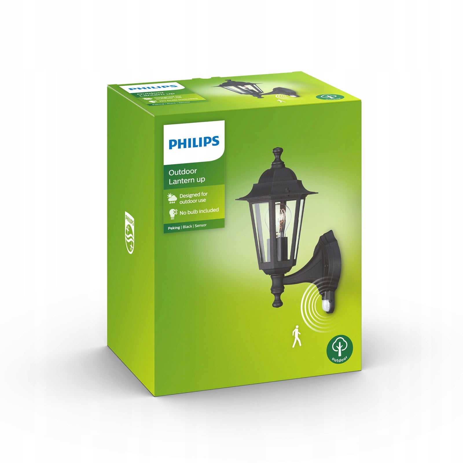 Garden Wall Lamp Facade Lamp E27 IP44 Twilight Motion Sensor Philips Packaging status original