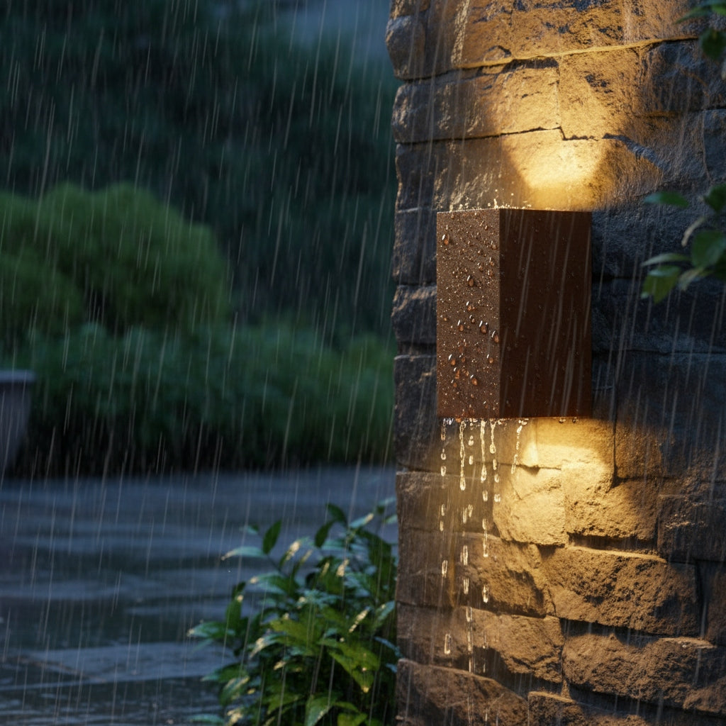 Garden Wall Lamp Outdoor Facade Lamp GU10 Brown IP44 Endura Osram Manufacturer code 4099854712418