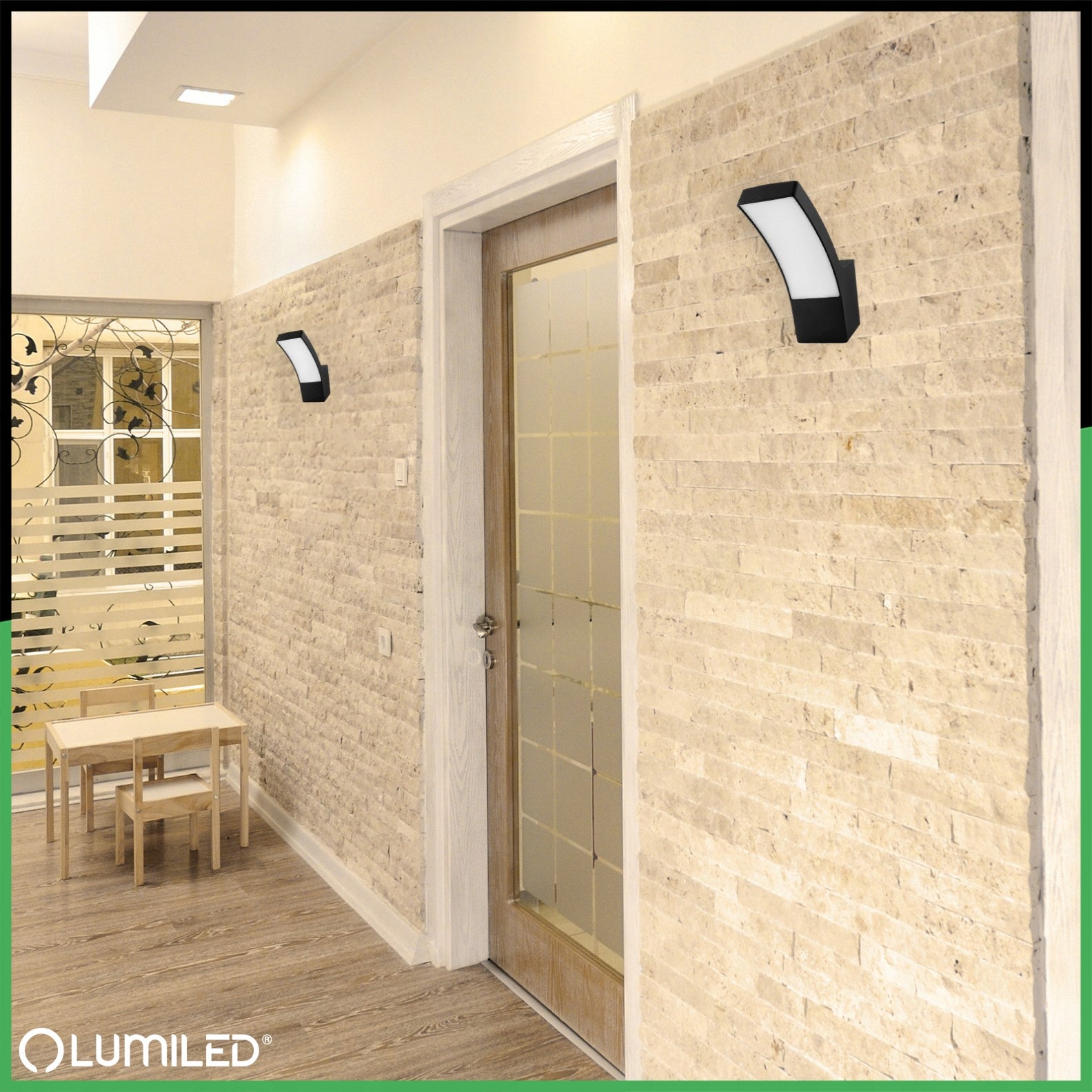 Garden Wall Lamp Outdoor LED Wall Facade Light 10W WATERPROOF Light source power 10 W