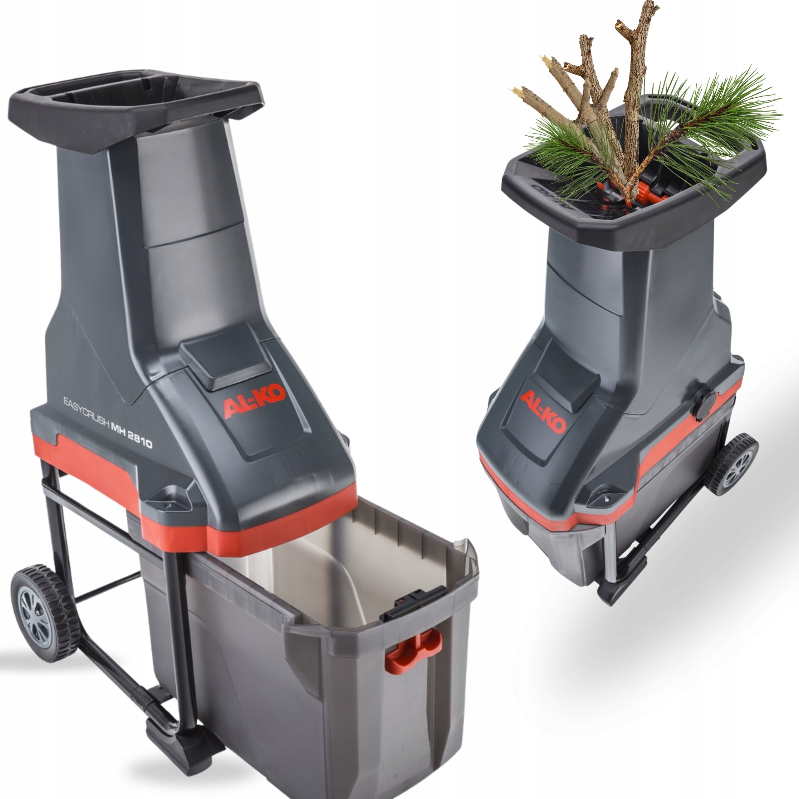 Garden Waste Shredder AL-KO MH 2810 Basket 48L for Leaf Branches