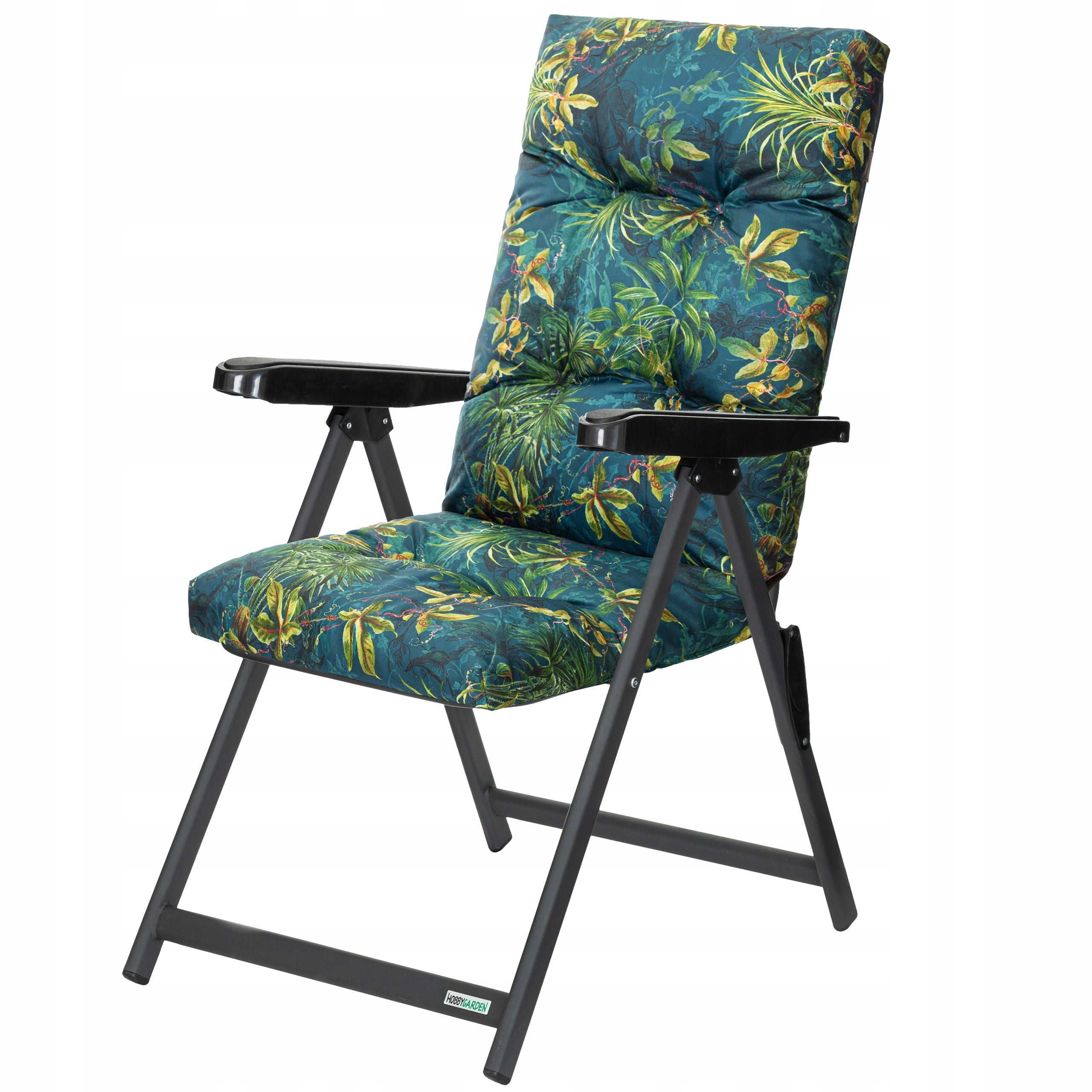 Garden chair with pillow - Garden chair - Folding sun lounger Hobbygarden