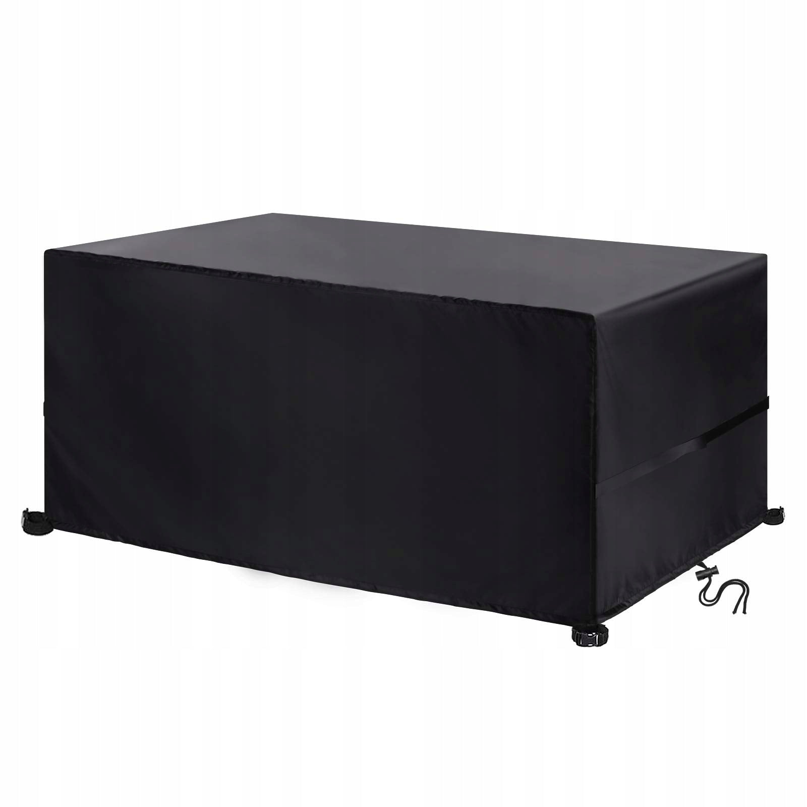 Garden cover for set 185 x 90 x 74 cm black waterproof