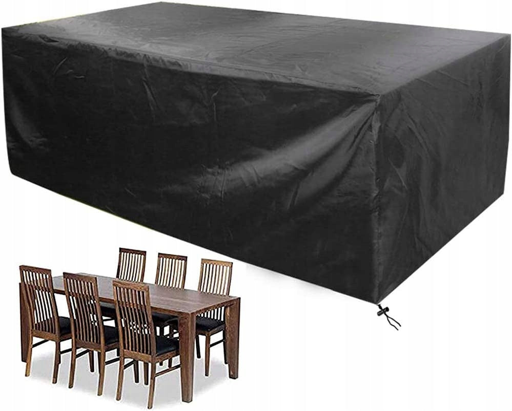 Garden cover for set 308 x 138 x 98 cm black