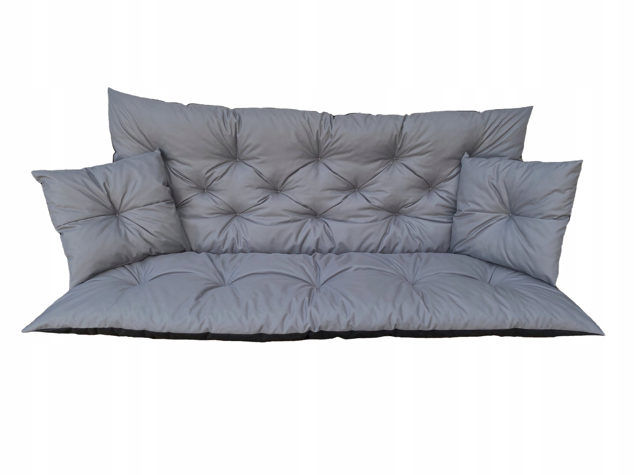 Garden cushion for swing bench pallet 120x60x50 + 2 pillows 40x40 Pillow length 120 cm