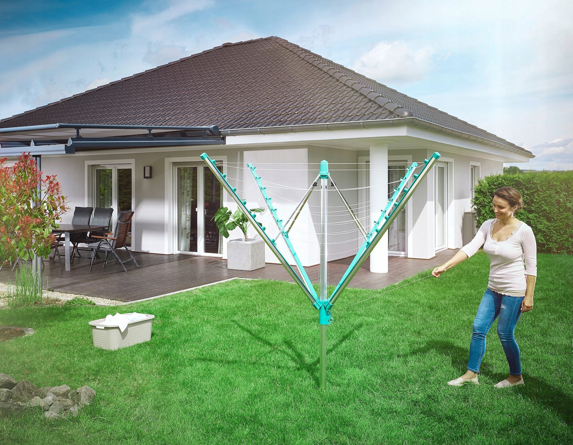 Garden dryer LEIFHEIT Linomatic 400 Easy Brand Leifheit