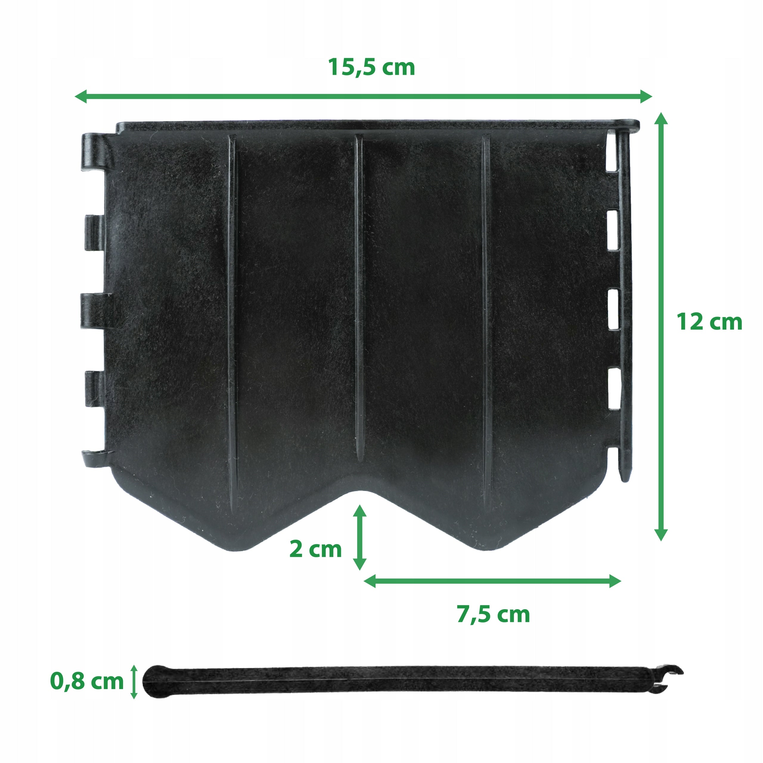 Garden edging hammered 12cm 10m | Flexible, durable, digging-free installation Manufacturer code obrzeze OBE 64szt