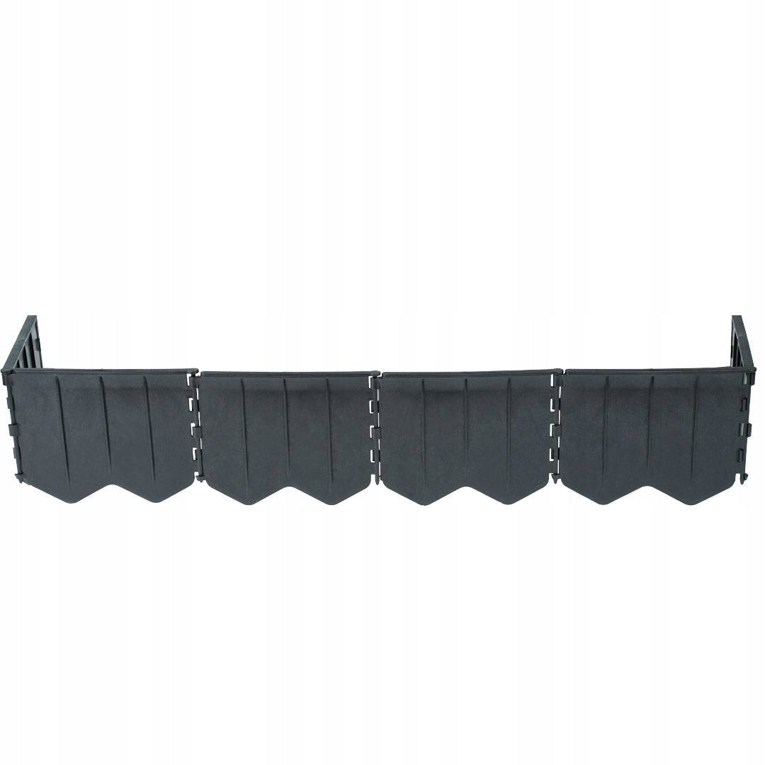 Garden edging hammered 12cm 10m | Flexible, durable, digging-free installation Product weight with unit packaging 4 kg
