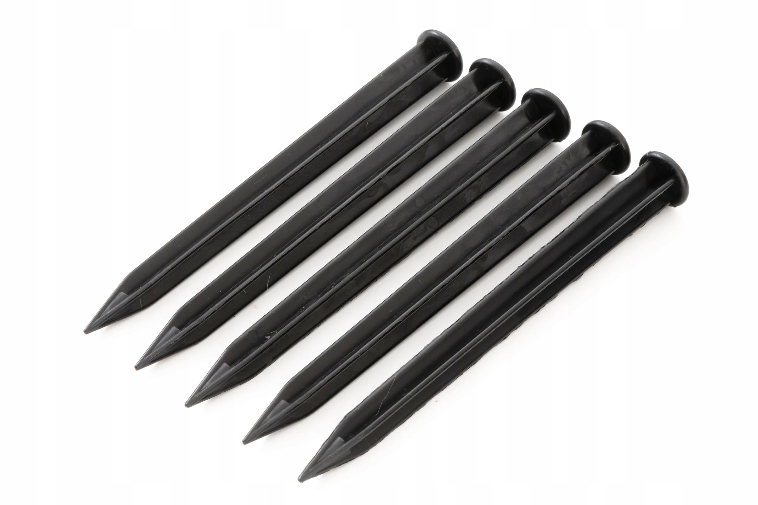 Garden edging lawn plastic 10m black 8cm Color black