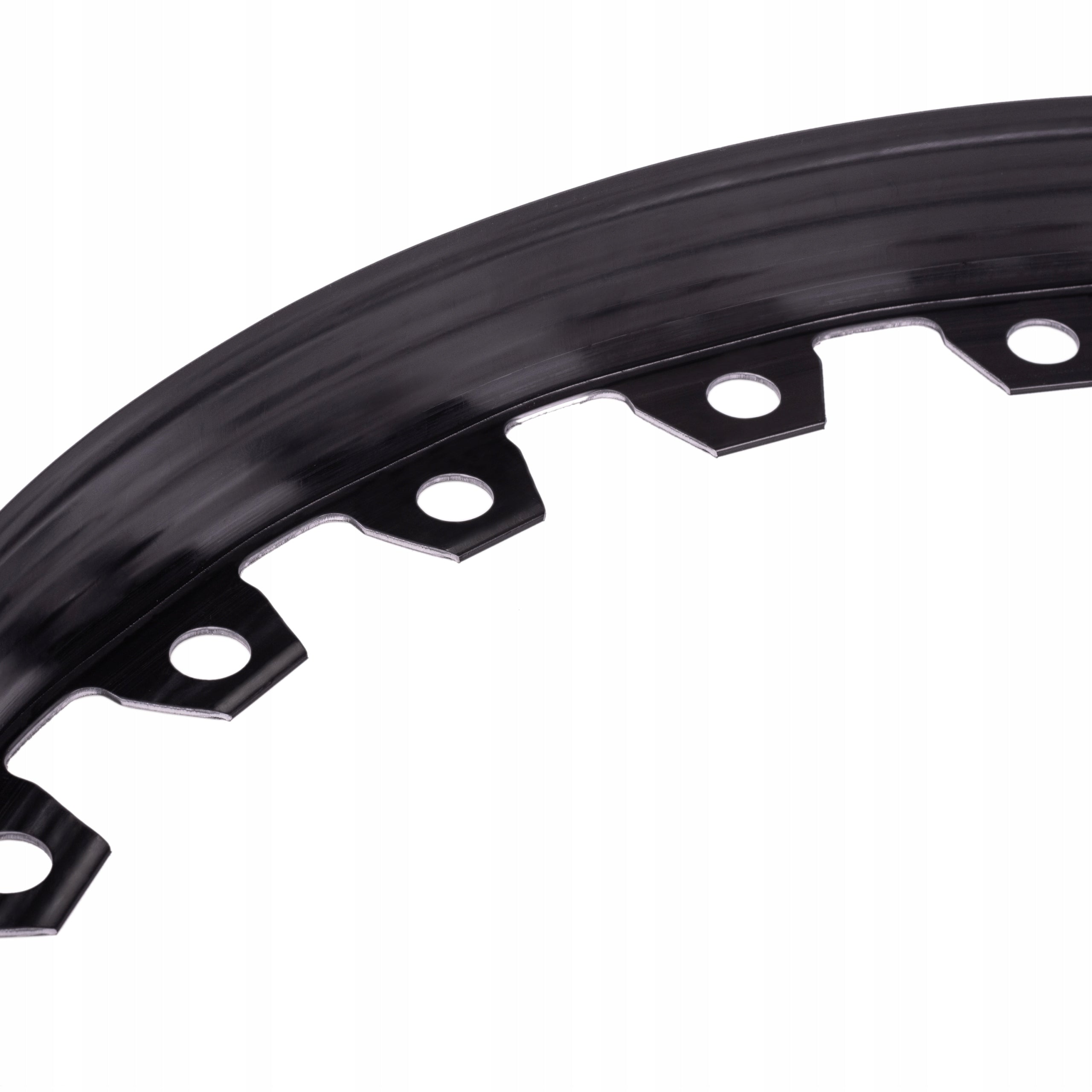 Garden edging lawn plastic set 20m black 6cm Product weight with unit packaging 7 kg
