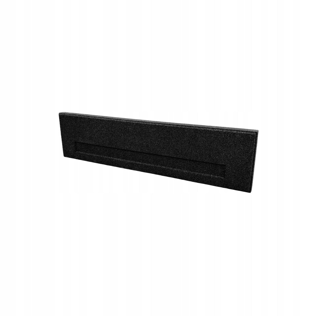 Garden edging rubber 100 cm x 25 cm black Manufacturer no brand