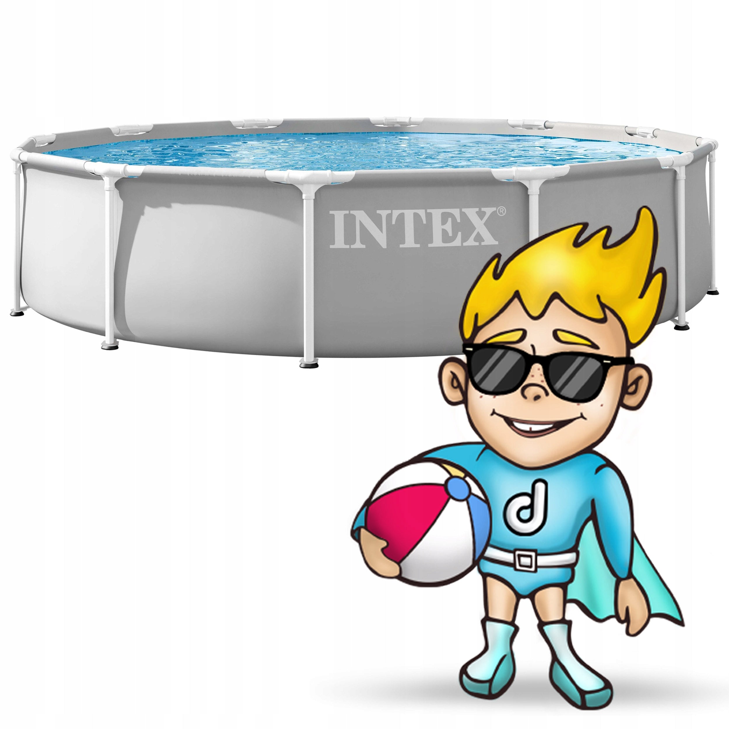 Garden frame pool with pump 366x76cm set 9in1 INTEX 26712ND YEAR 2026 Manufacturer code 26712