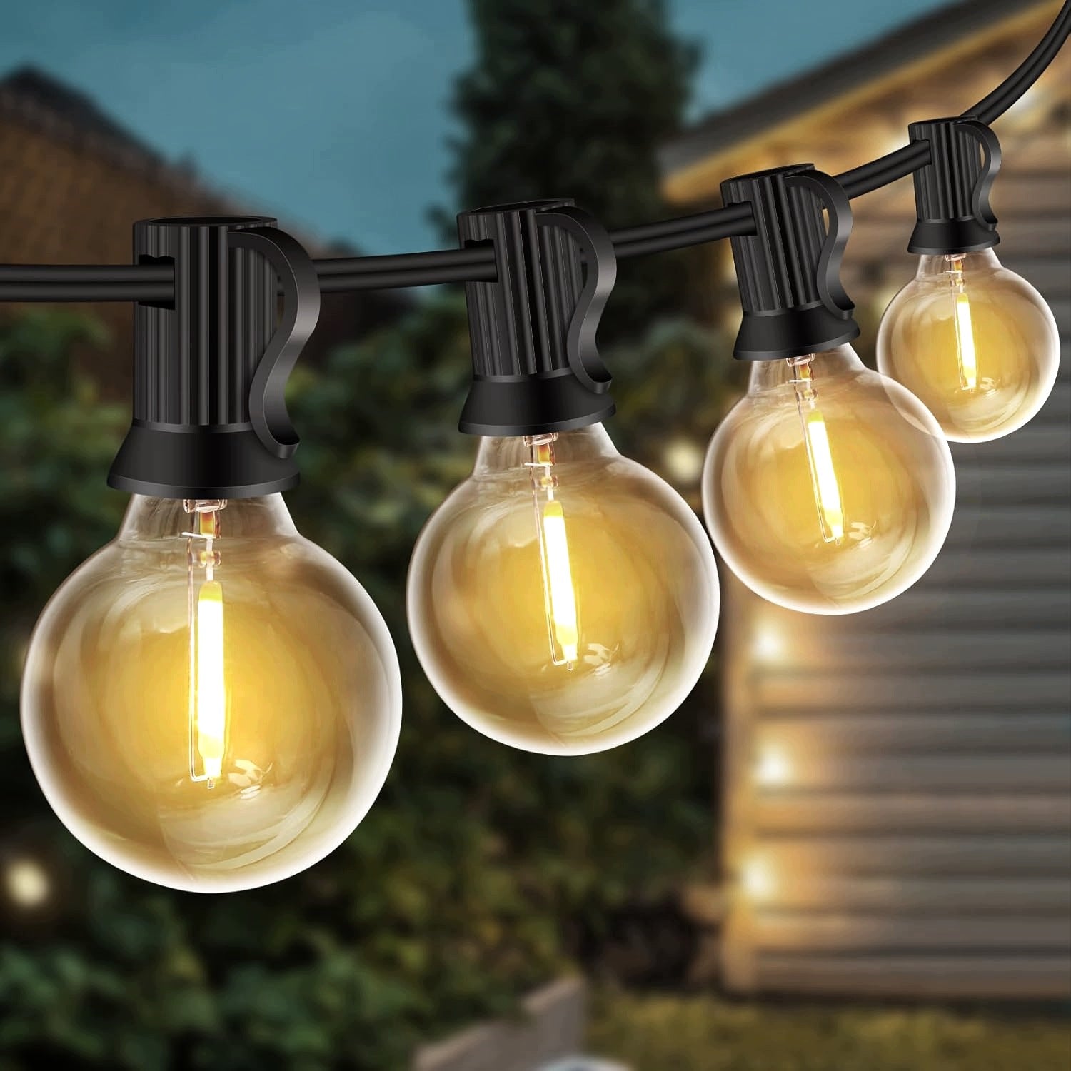 Garden garland Koanni 15m 25 LED bulbs E12 white warm IP44 Manufacturer code Girlanda Ogrodowa Świetlna 15M 25X E12 mx229