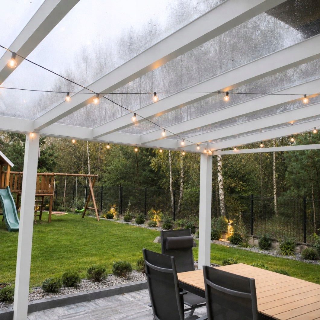 Garden garland light terrace garden 20m 20 bulbs waterproof chain Number of light points 11 - 20