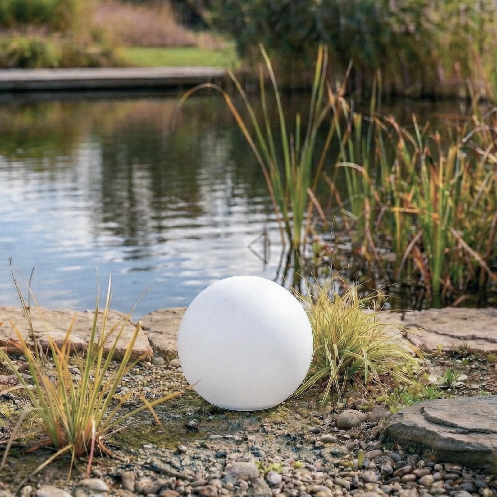 Garden lamp LED Ball driven 20 cm 230V for bulb E27 Manufacturer code 8300