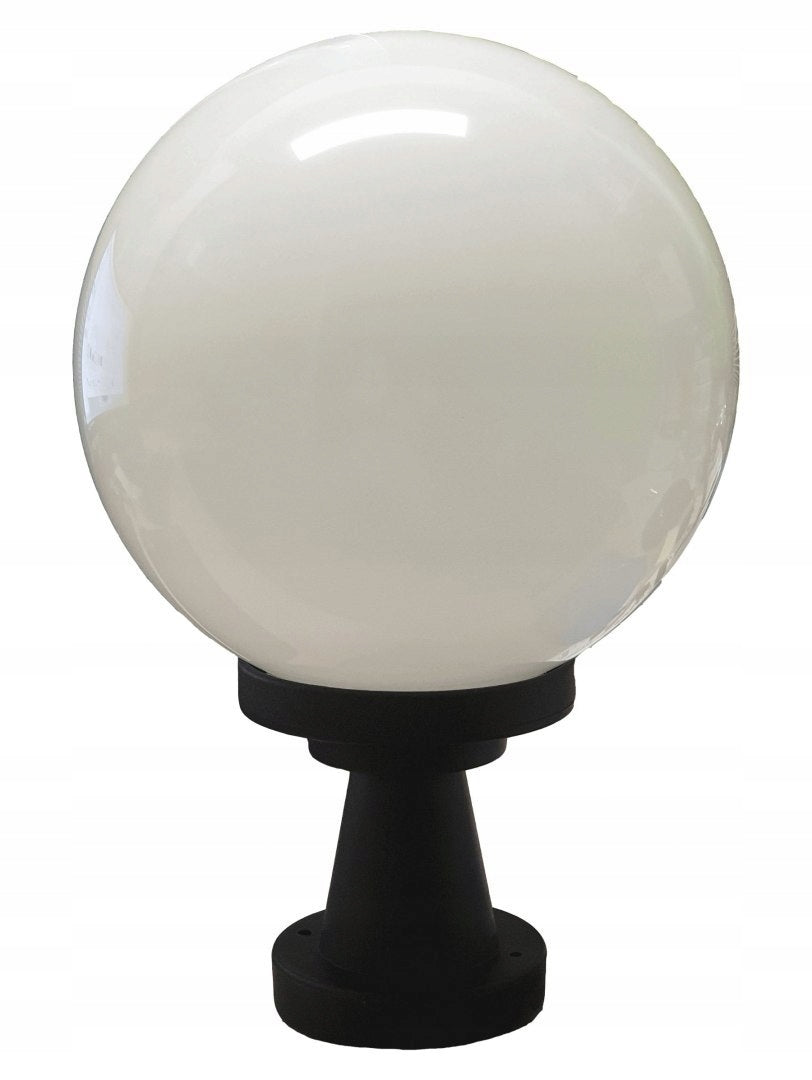 Garden lamp post with ball 250 milk rudapol