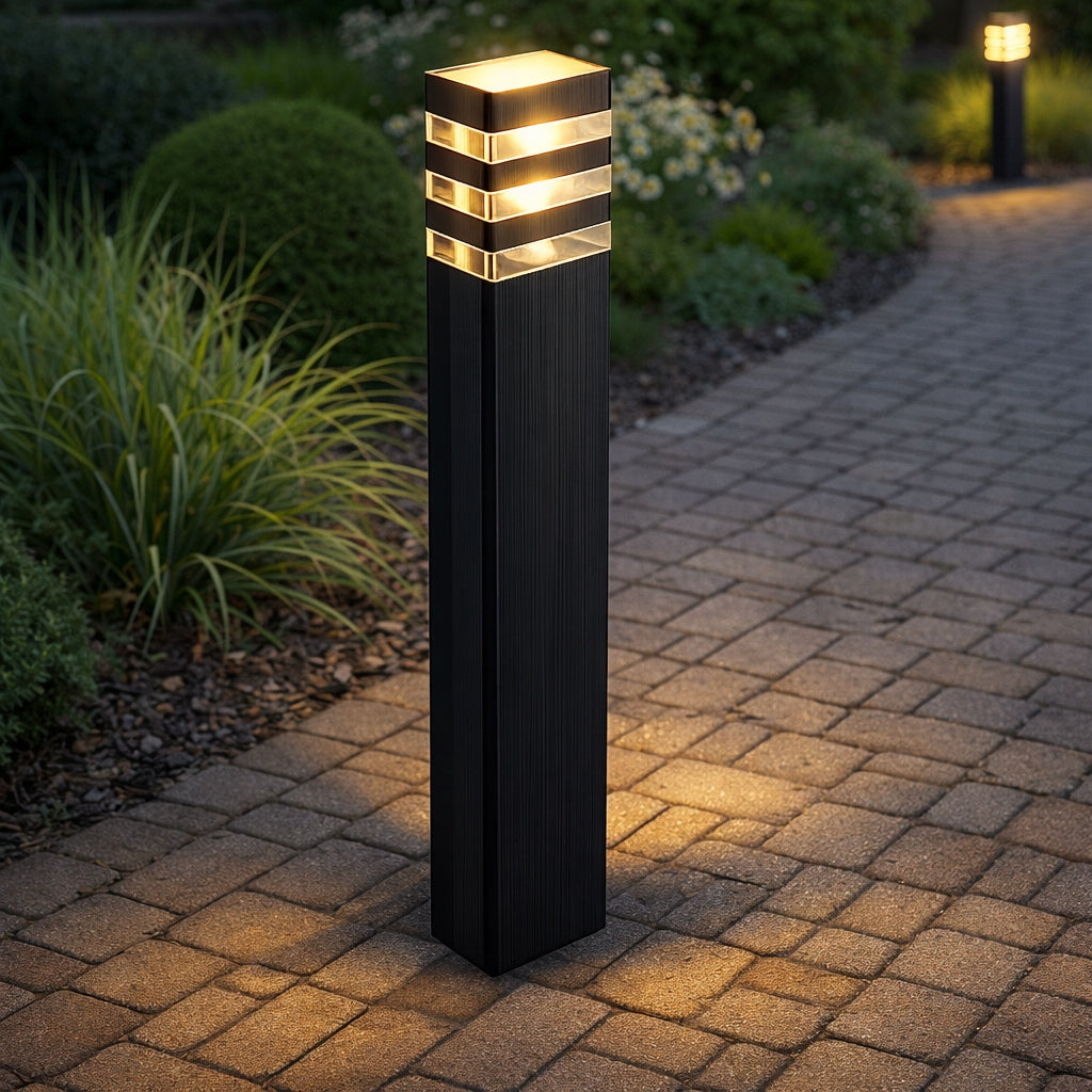 Garden lamp standing garden pole 60 cm E27 Color black