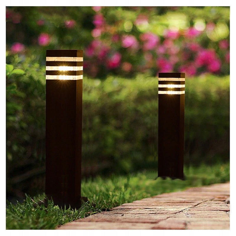 Garden lamp standing garden post for LED E27 80cm BLACK waterproof Manufacturer code 648