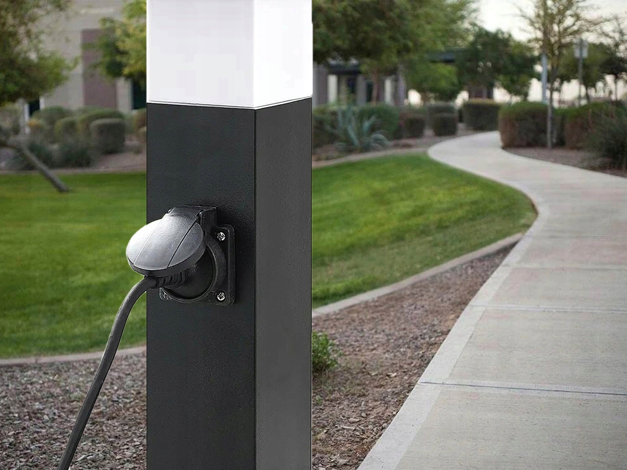Garden lamp standing pole LED E27 45cm DECORATIVE BLACK socket EAN (GTIN) 5904067088467