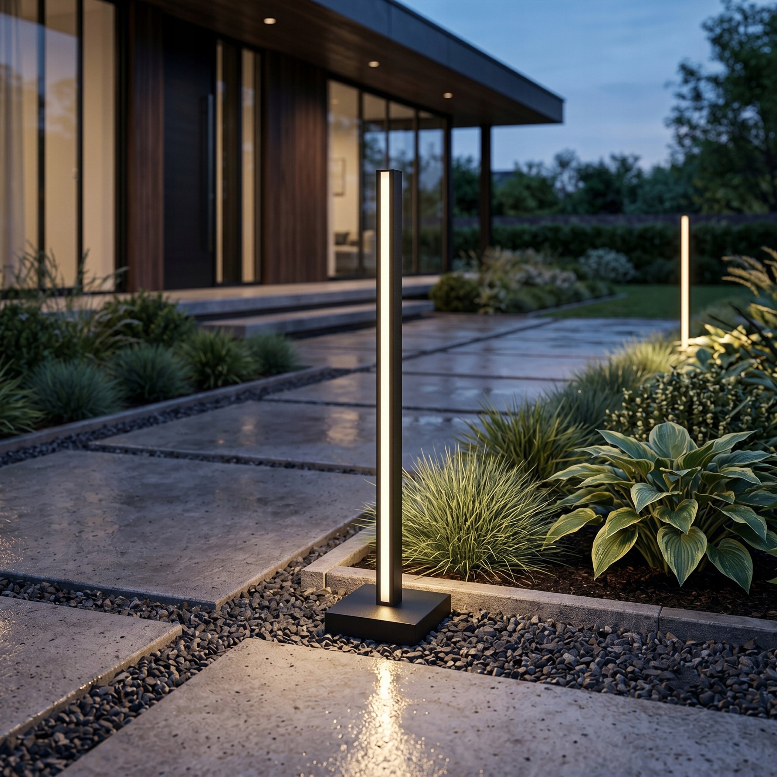 Garden lamp standing post 60cm 820lm outdoor 4000K LED black Manufacturer code Lampa Ogrodowa stojąca słupek 60cm 820lm