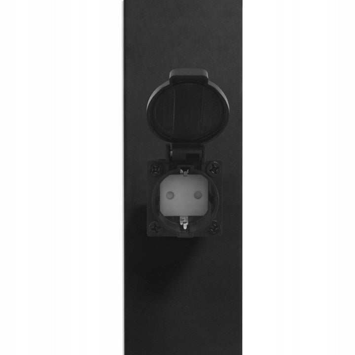 Garden lamp standing post 80 cm E27 + 230V SuperLED socket Manufacturer code 8004