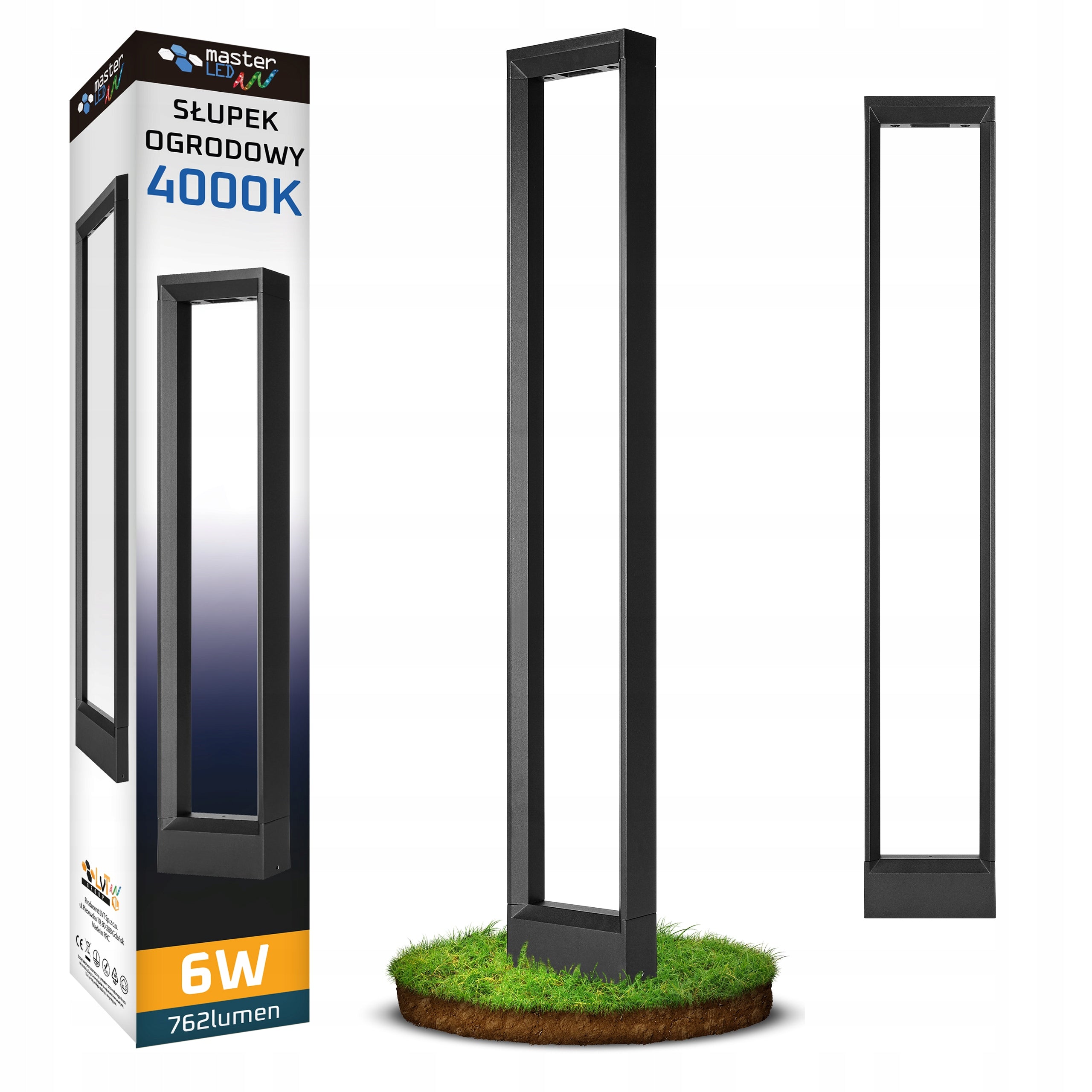 Garden lamp standing post 80cm outdoor 4000K LED