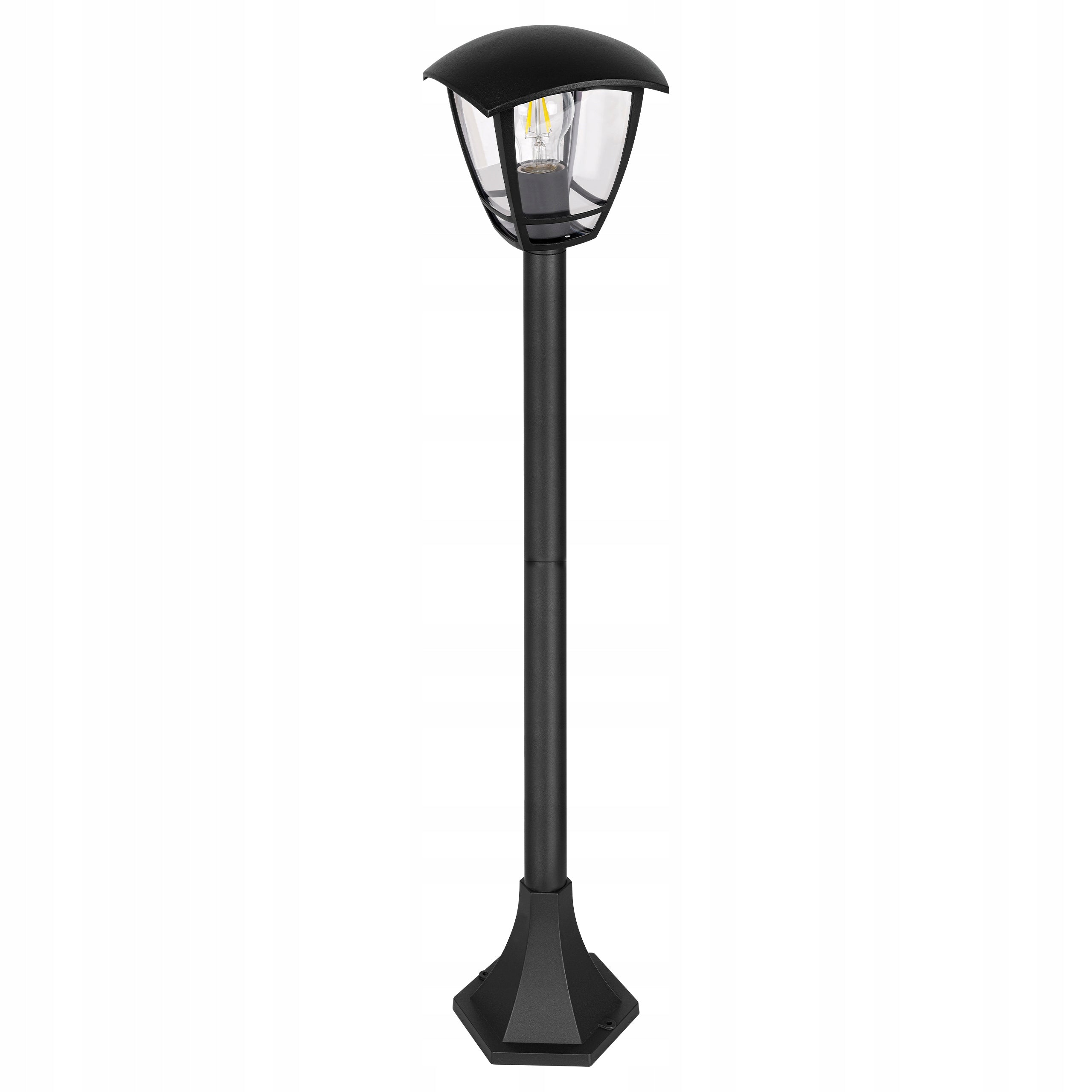 Garden lamp standing post E27 93cm outdoor LED black LANTERN Product height 93 cm