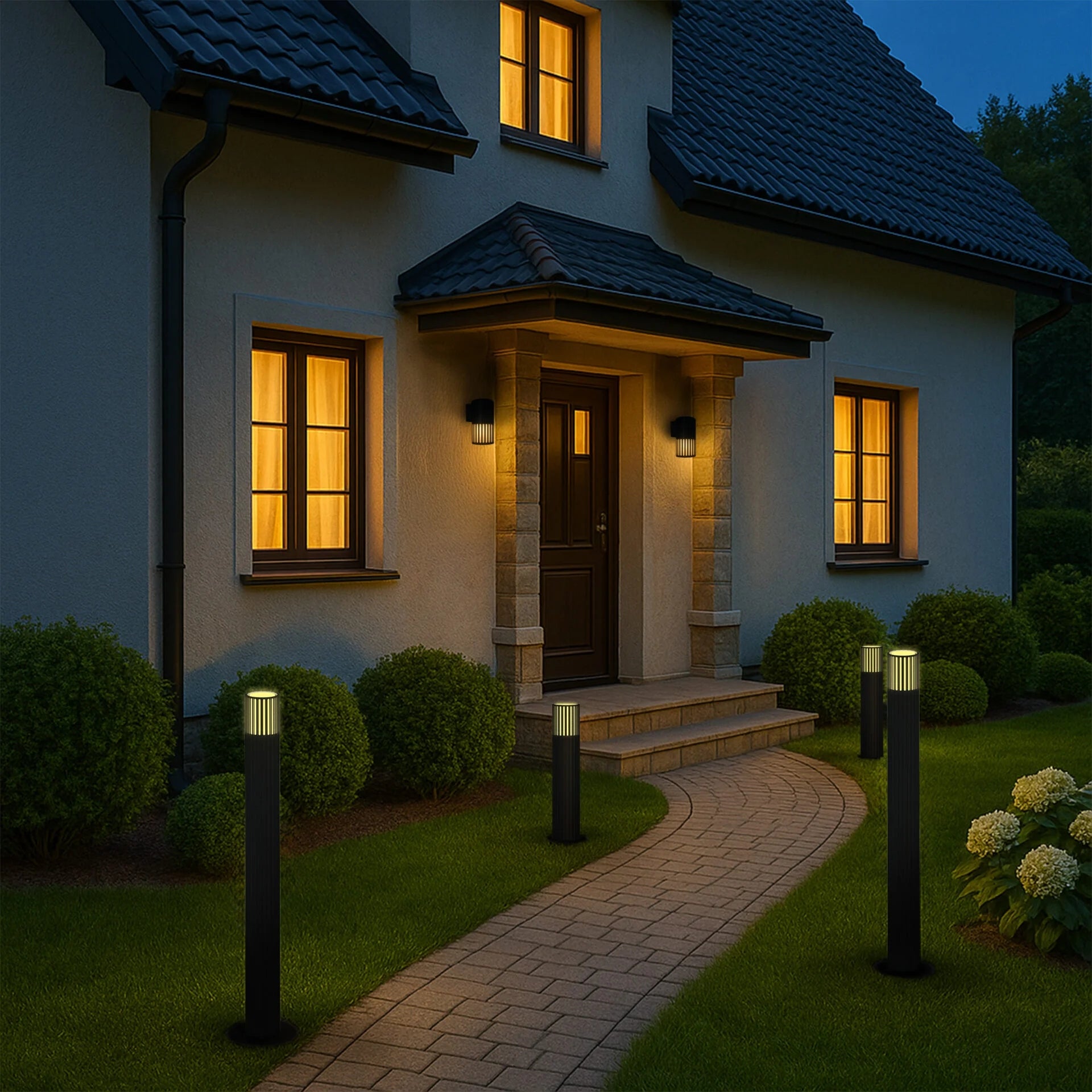 Garden lamp standing post KUUSAMO 90cm E27 graphite IP54 Goldlux Brand Goldlux