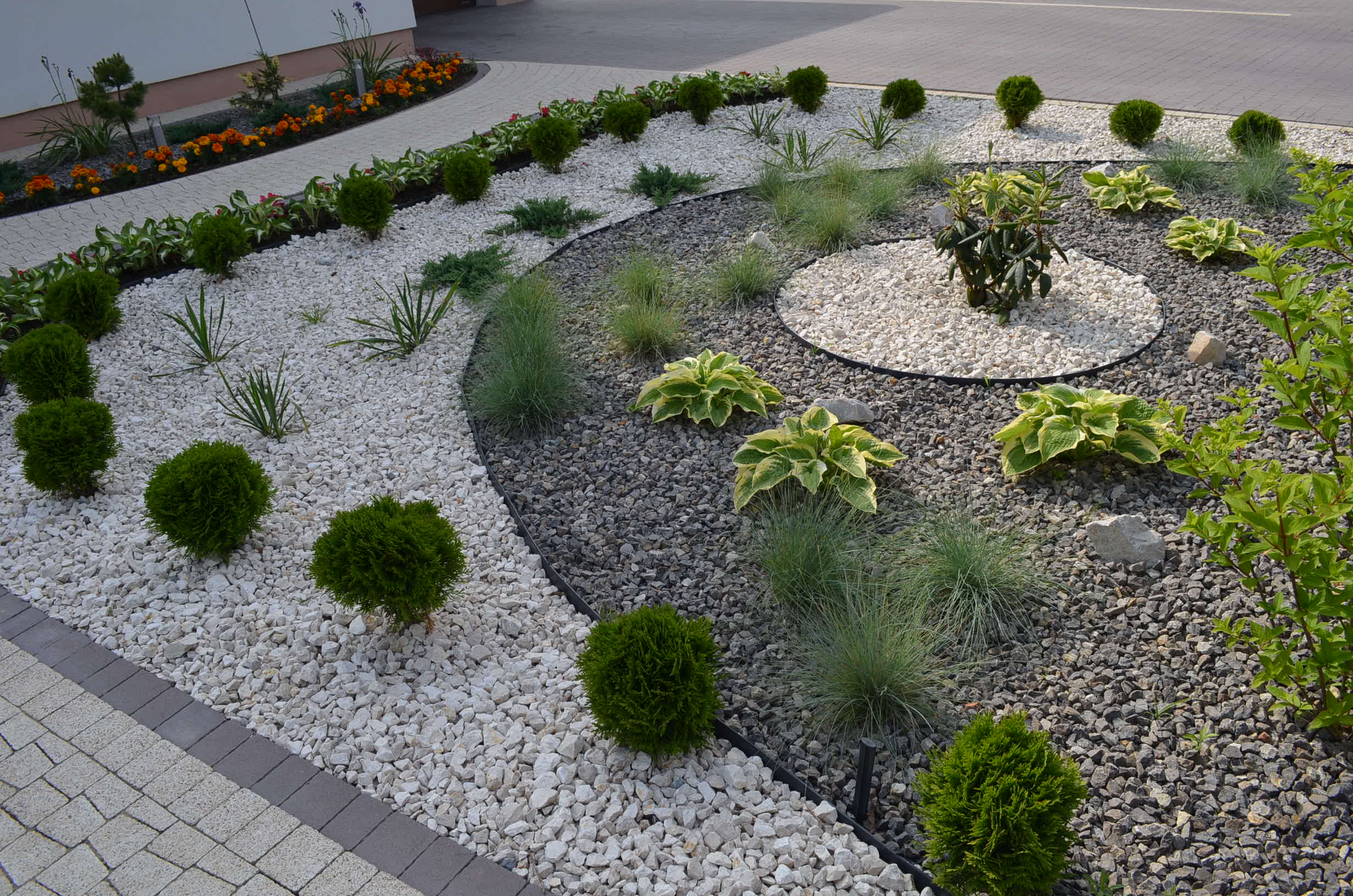 Garden lawn edging 4,5cm palisade eco border 45mm 30mb + 100 anchors Length 100 cm