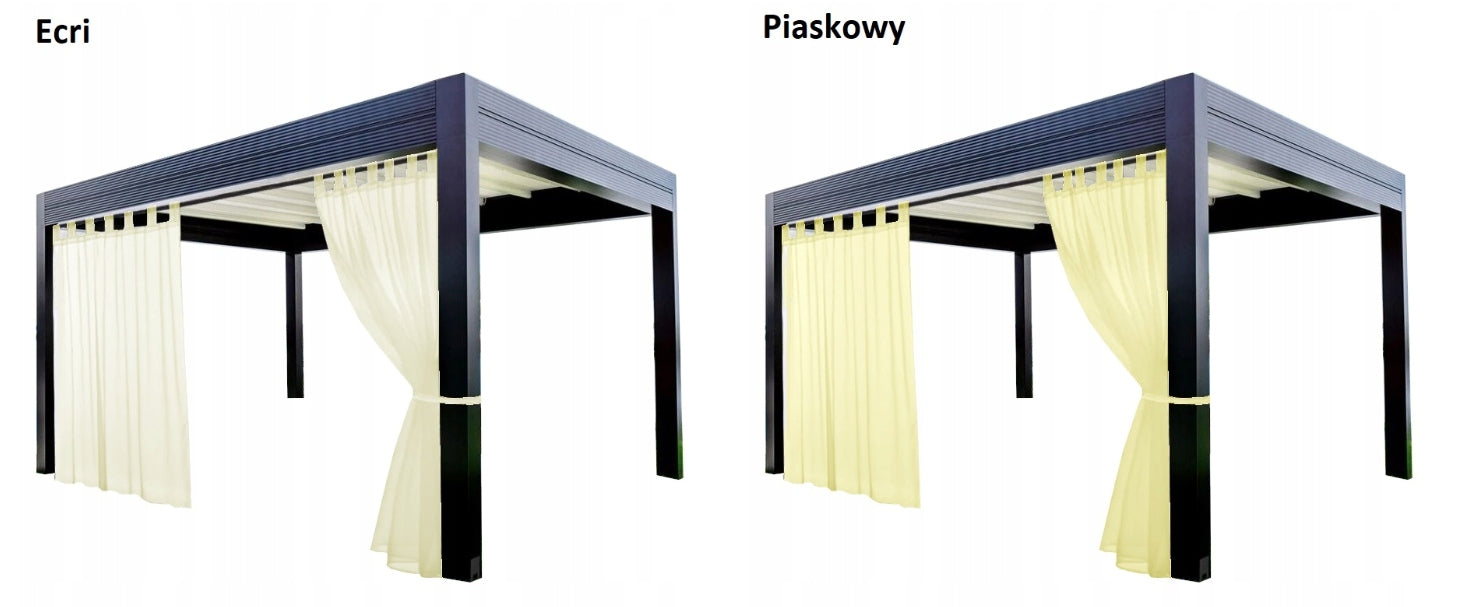 Garden patio curtains for gazebo LONG VELCRO!! 155x270 COLORS Kind cover, mat