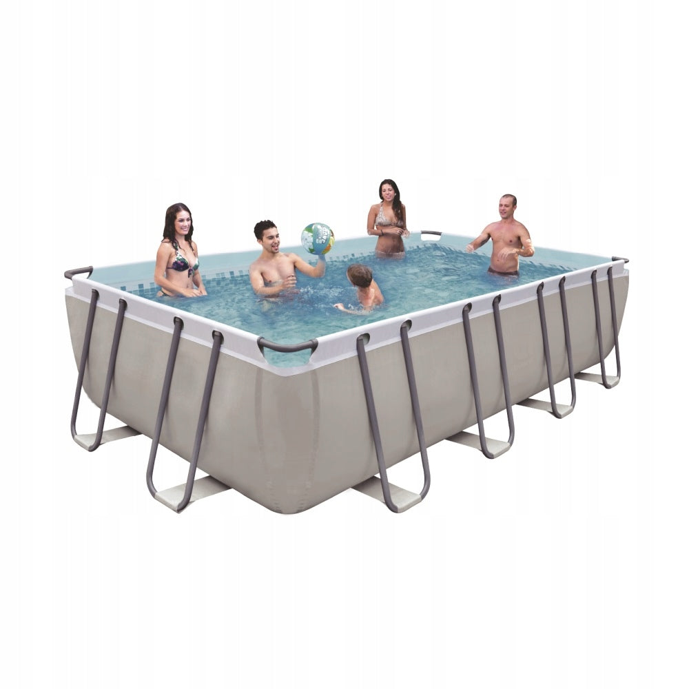 Garden rack pool large rectangular pump cover mat 549x280x122 cm Packaging status original