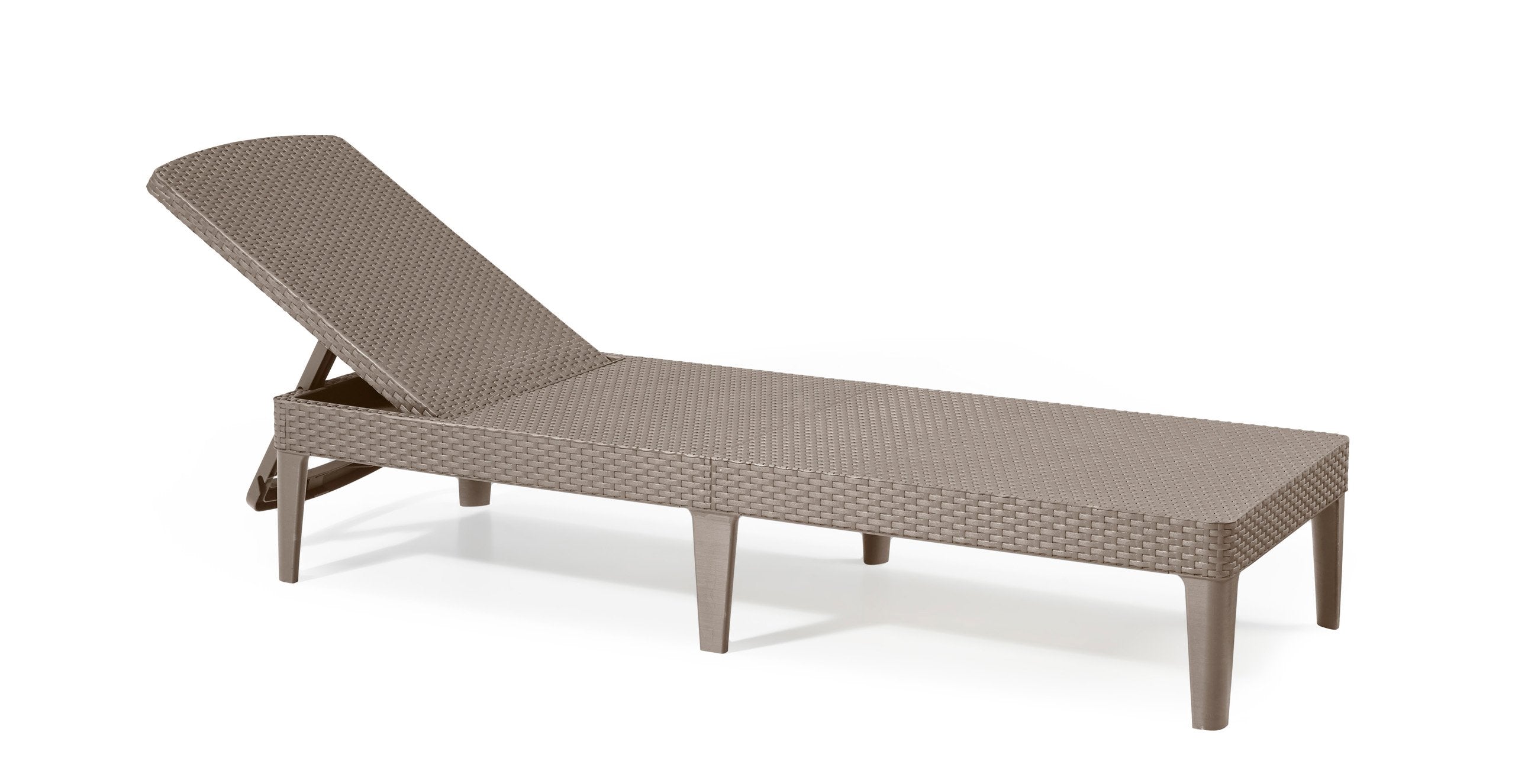 Garden sun lounger terrace cappucino KETER Jaipur 187 x 58 x 29 cm Manufacturer code 235163