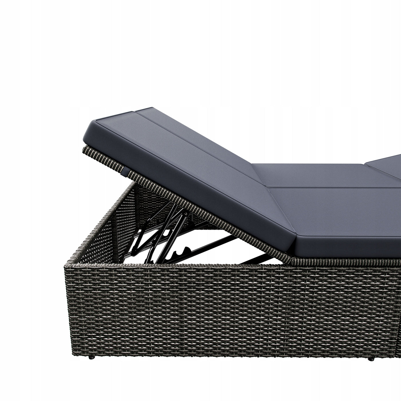 Garden sunbed couch bed garden furniture rattan 200x160x33cm pillows Manufacturer code 996906