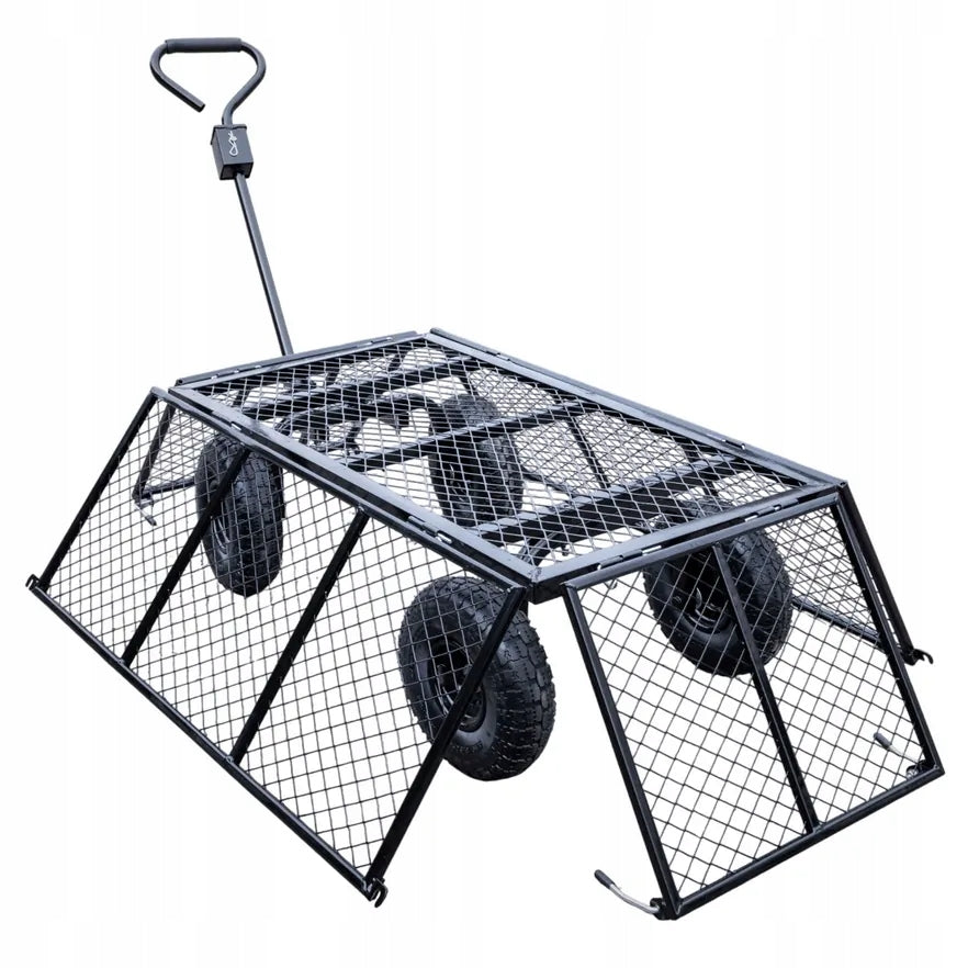 Garden trolley MAXI transport trailer tarpaulin black 250l 550kg Product weight with unit packaging 27 kg
