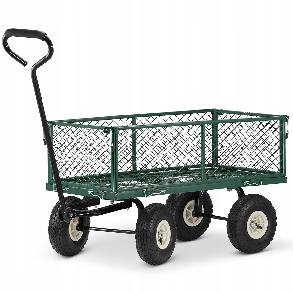 Garden trolley transport wheelbarrow with net HIGHER 450kg + tarpaulin Brand no brand