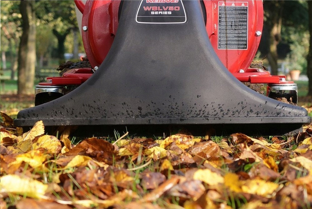 Garden vacuum cleaner combustion leaf blower with shredder 240 liters Packaging status original
