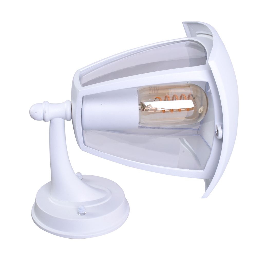 Garden wall lamp FOX WHITE 1xE27 Manufacturer code EKO3490