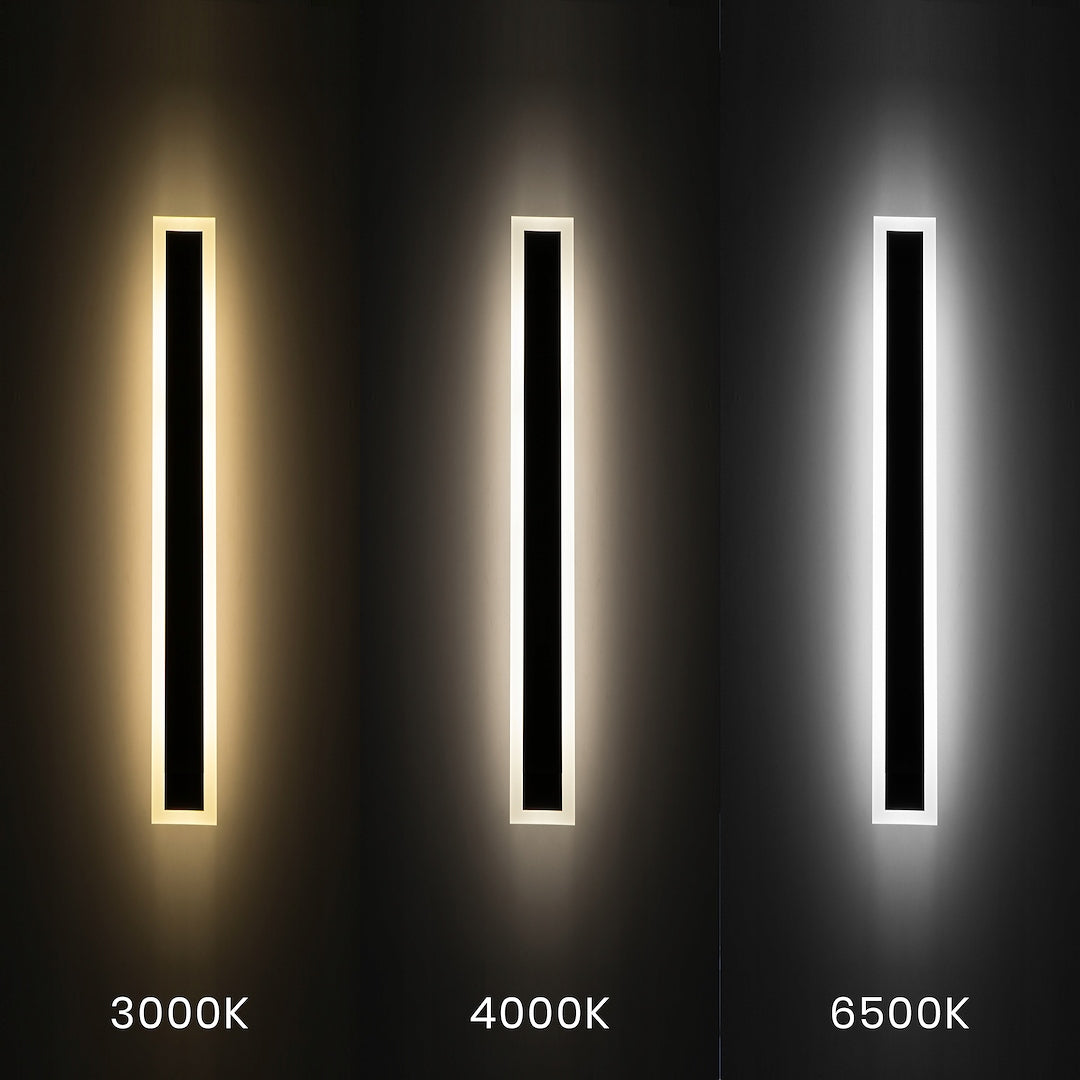 Garden wall lamp terrace facade black 100cm variable light color IP54 25W Manufacturer code ML1724